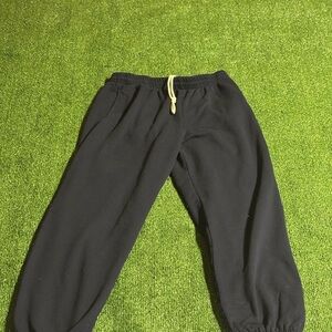 Black Jogger Pants with Drawstring